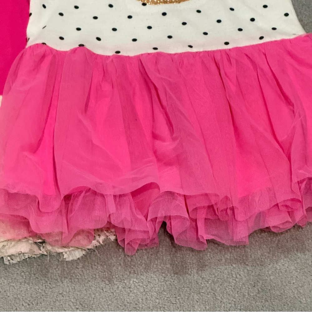 Girls Size 6 Dress Bundle Faded Glory Owl & Epic Threads Cupcake Tutu - Picture 6 of 8